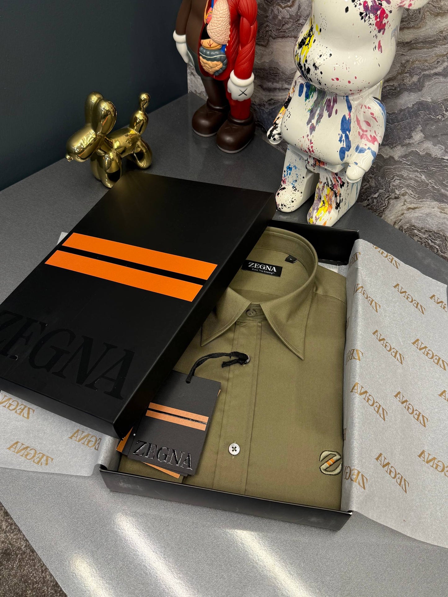 Zegna İthal Tensel Kumaş Gömlek