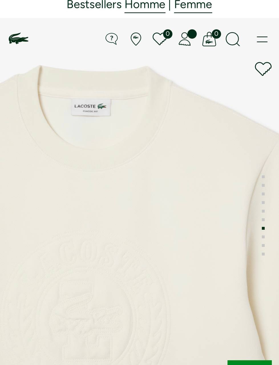 Lacoste İthal Sweatshirt