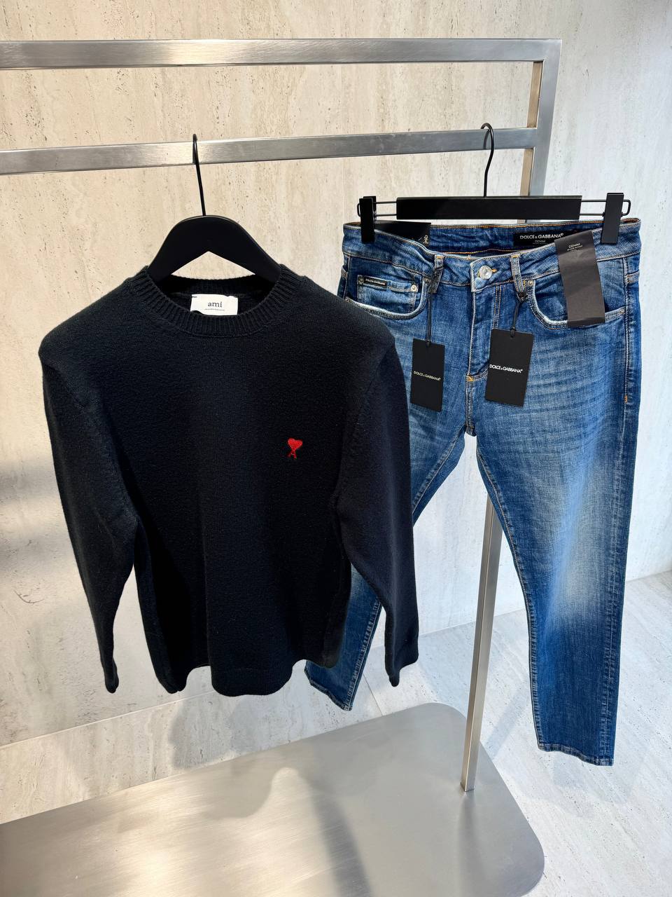 Ami Paris Yün-Kaşmir İthal Kazak