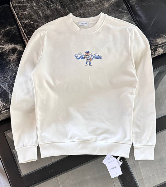 Off Whıte İthal Sweat