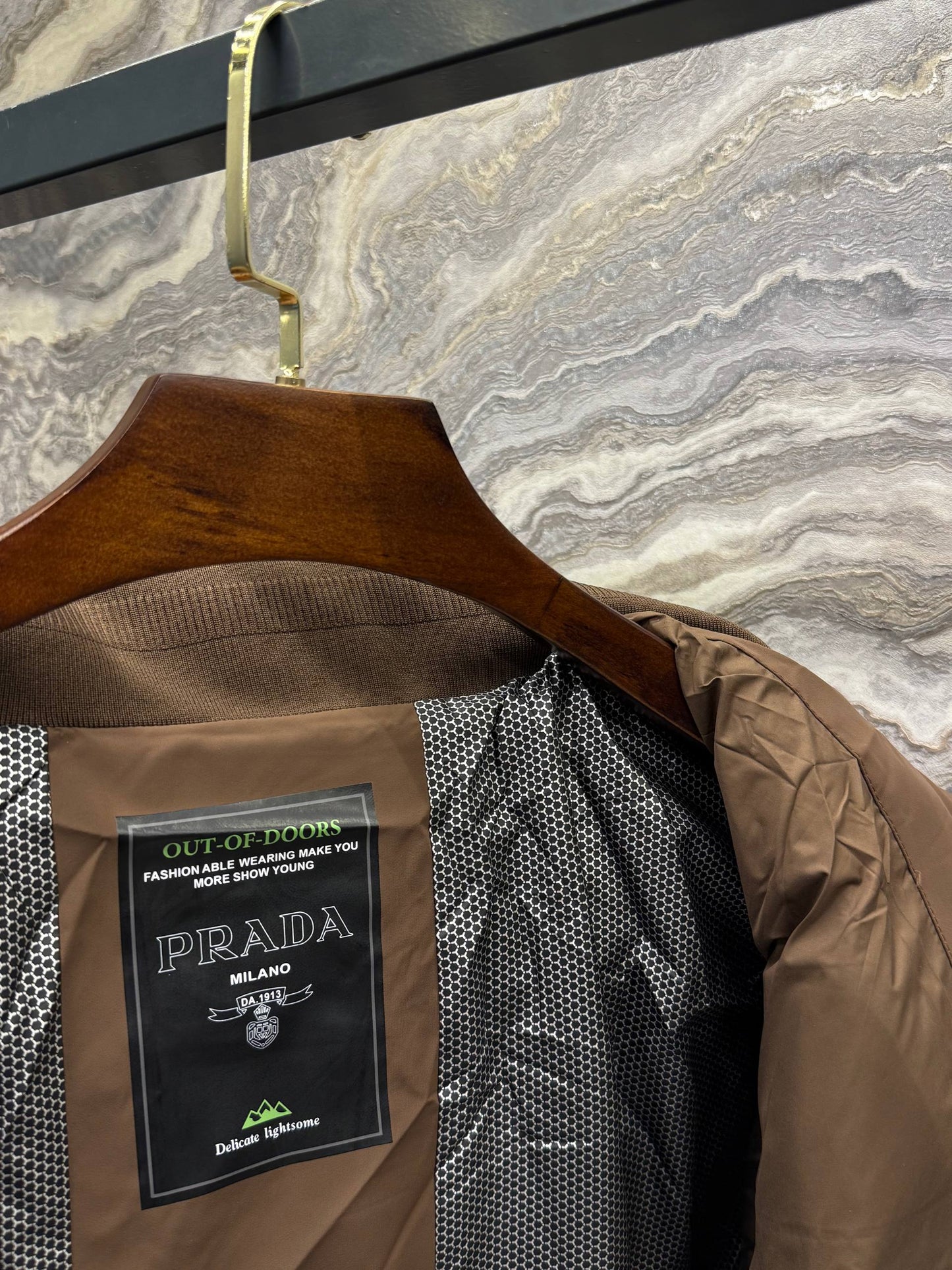 Prada İthal Kaz Tüyü Mont