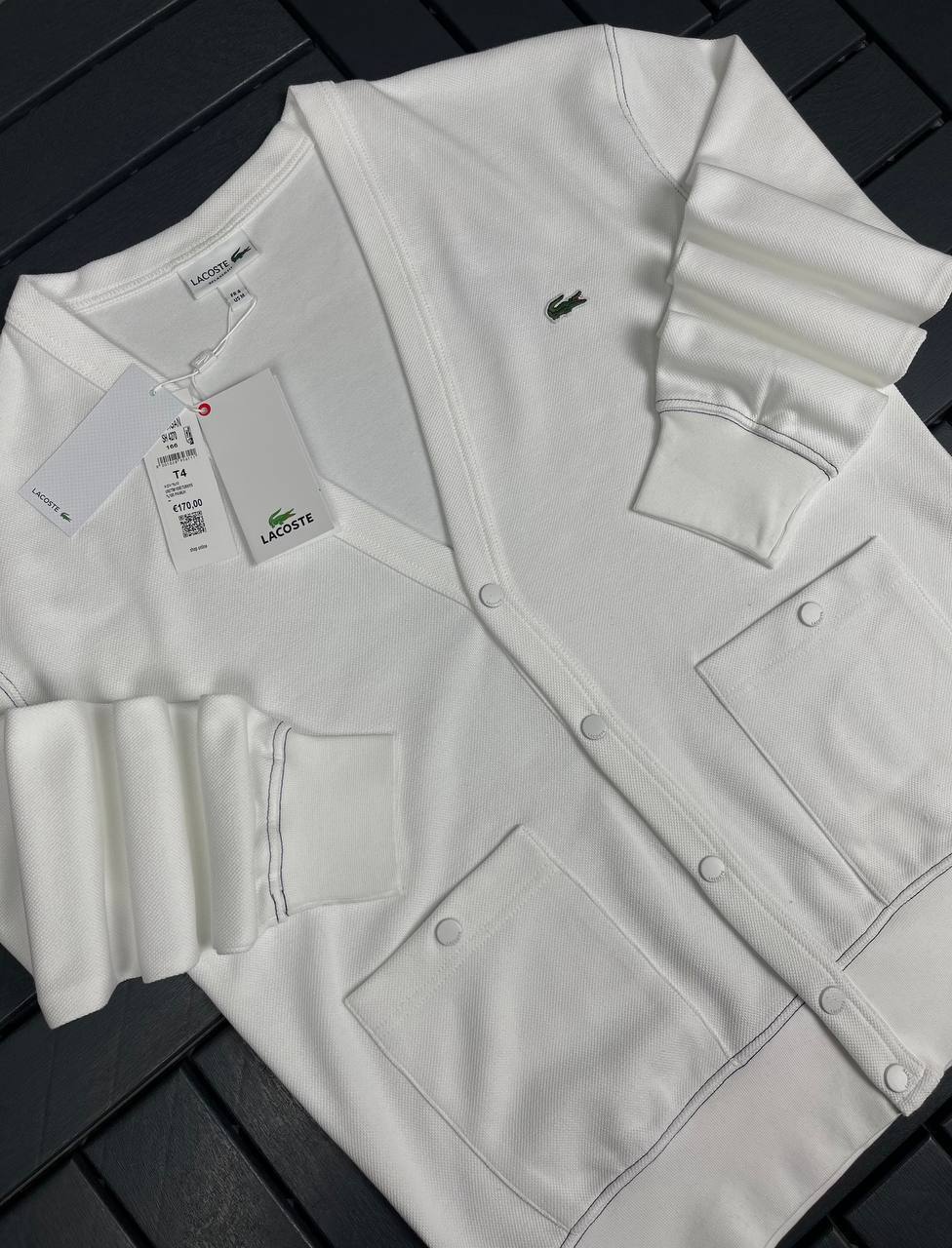 Lacoste İthal Düğmeli Hırka