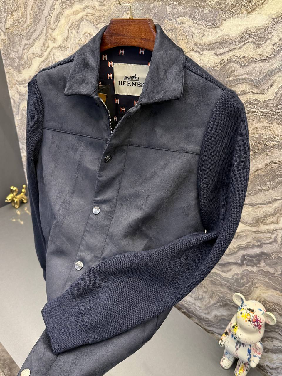 Hermes İthal Süet Ceket