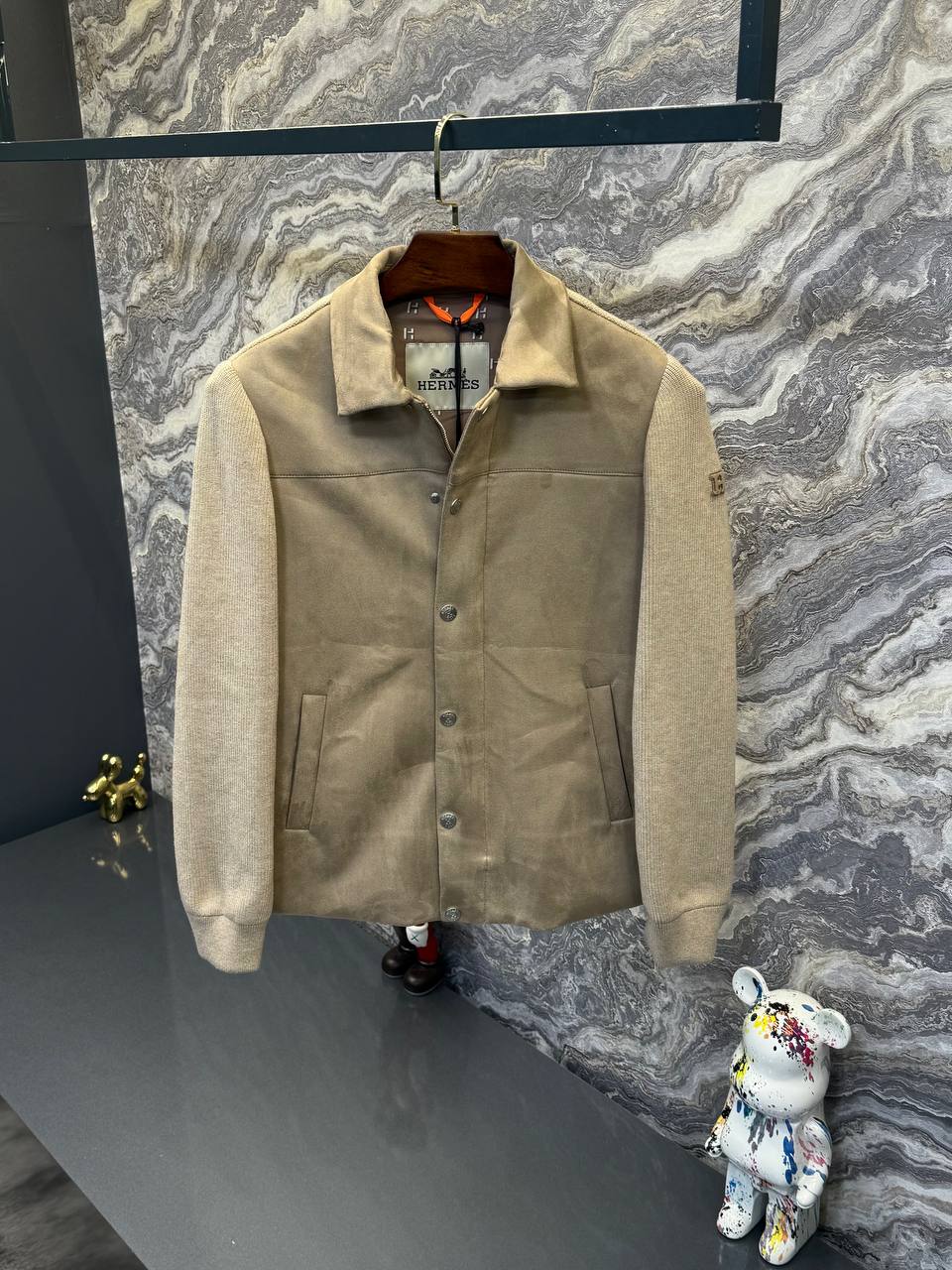 Hermes İthal Süet Ceket